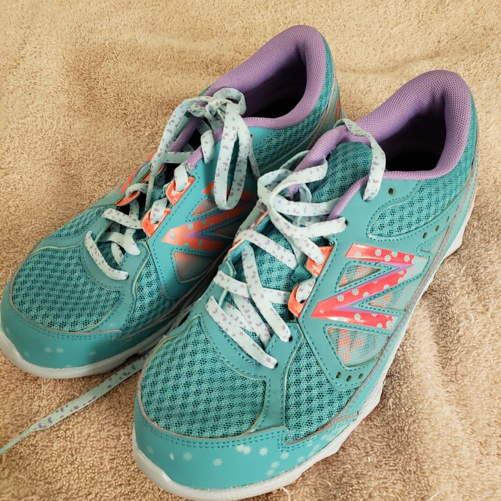 New Balance Glow in the dark kids shoes
